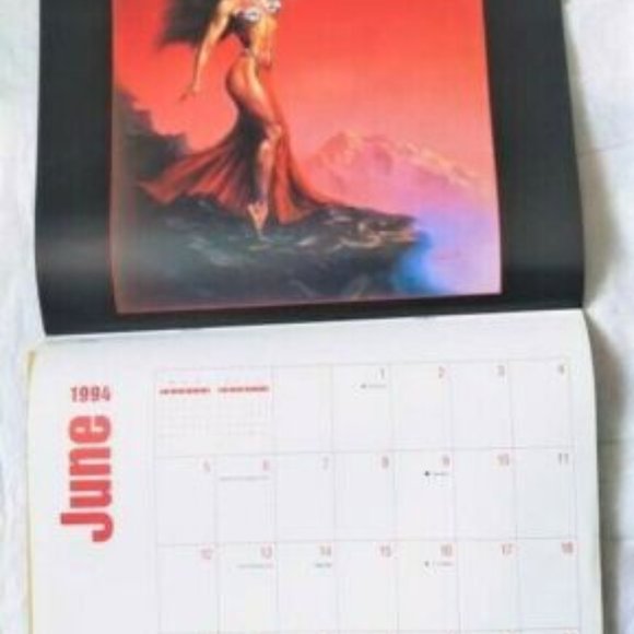 1994 Landmark Julie Bell FANTASY Calendar Vintage Art Vintage Calendar - Picture 2 of 2